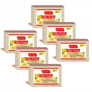 Mix Fruit Soaps - Front - Pack of 6