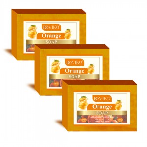 Orange Soaps - Front - Pack of 3