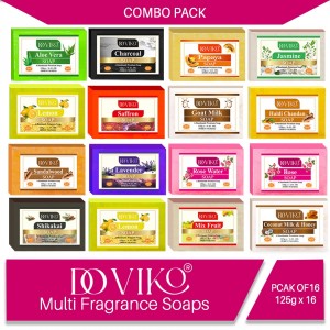 Herbal Soaps Multiple Variants - Pack of 16 (2000g)