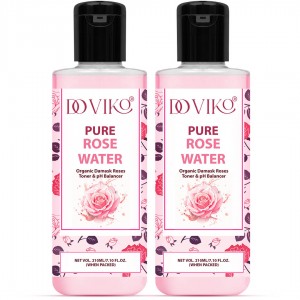 Rose Water (Gulab Jal) - Front - Pack of 2 - 210ml