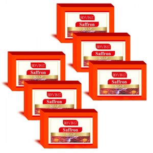 Saffron Soaps - Front - Pack of 6