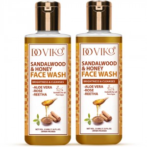 Sandalwood & Honey Face Wash - Front - Pack of 2