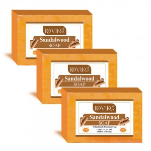 Doviko Handmade Sandalwood Soaps - Main - Pack of 3