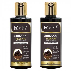 Doviko Natural Shikakai Shampoo - Pack of 2 - Front