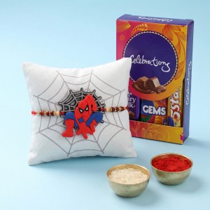 Spiderman Rakhi with Chocolates - Main