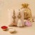 Beads Pendant Rakhi Set for Bhaiya Bhabhi with Dry Fruits - Main