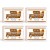 Doviko Coconut Milk & Honey Soap - Front - Pack of 4