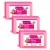 Doviko Rose Pure Soap - Front - Pack of 3