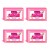 Rose Water Soaps - Front - Pack of 4