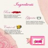 Doviko Rose Pure Soap - Ingredients - Pack of 3 (375gm)