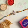 Kanha Matki Rakhi with Dry Fruits and Chocolates - Angle 2