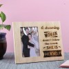 Customised Charming Woman Wooden Frame