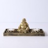 Laughing Buddha With T light holder