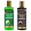 Doviko Organic Aloe Vera and Shikakai Shampoo - Front - Pack of 2