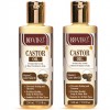 Doviko Pure Castor (Arandi) Hair Oil - Pack of 2 (420ML) - Front