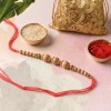 Chandan Rakhi with Dry Fruits - Angle 3