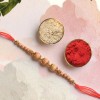 Chandan Rakhi with Dry Fruits - Angle 4