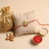 Ganesh Rakhi with Dry Fruits - Angle 2