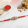 Lord Ganesha Rakhi with Dry Fruits for Bro - Angle 2