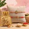 Ganesha Rakhi with Dry Fruits - Set of 2 - Main