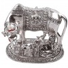 Silver Color Oxidised Cow Baby Religious Idol