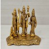 Lord Ram Darbar Idol Golden Color Showpiece