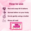 Rose Water Soap - How to Use