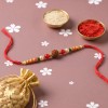 Premium Rudraksha Rakhi with Dry Fruits - Angle 3