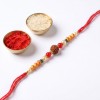 Premium Rudraksha Rakhi with Dry Fruits - Angle 5