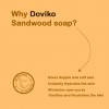 Doviko Handmade Sandalwood Soap - Ingredients - Pack of 4