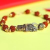 Shiva Engraved Rudraksha Bracelet