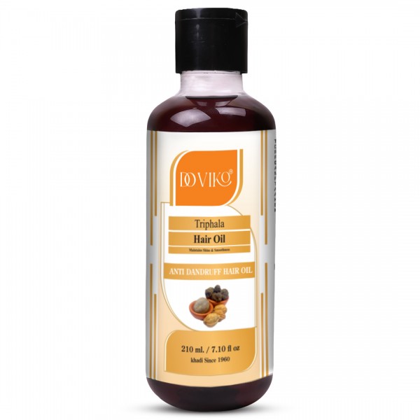 Doviko Pure & Natural Trifla Hair Oil - Pack of 1 (210 ml) - Front