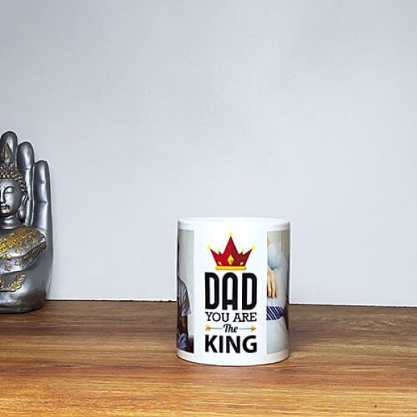 Personalised DAD the King Mug
