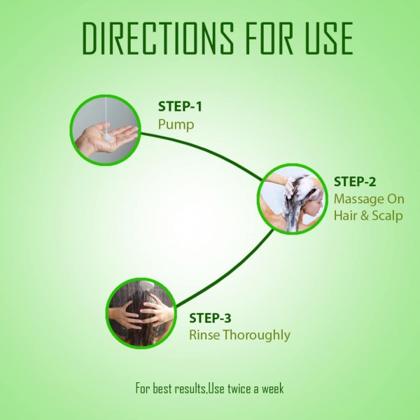 Doviko Aloe Vera Shampoo - Directions for Use