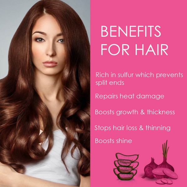 Doviko Aloe Vera Shampoo And Onion Oil - Benefits