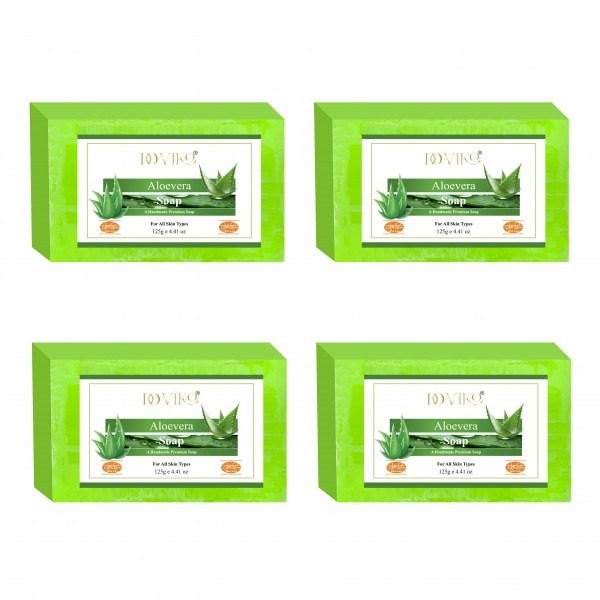 Doviko Aloe Vera Soap Combo - Front - Pack of 4 (500gm)