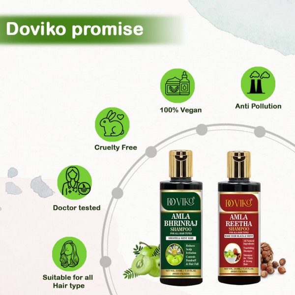 Amla Bhringraj and Amla Reetha Shampoo - Promise