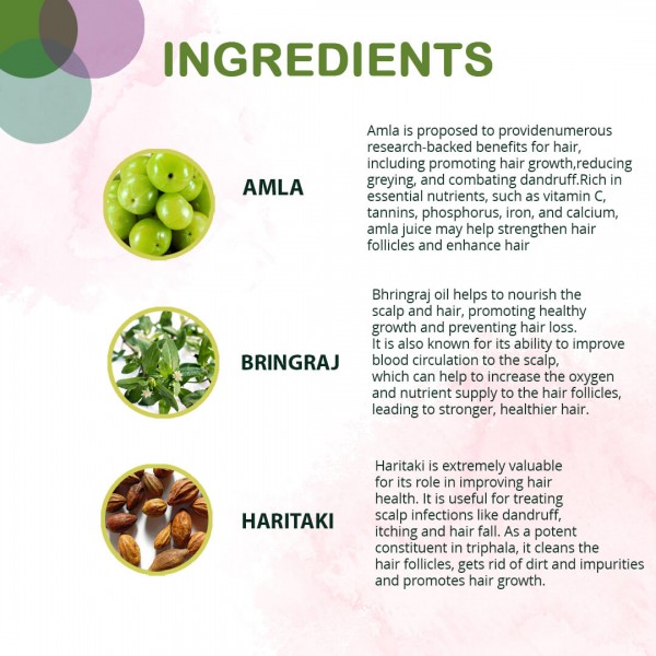 Doviko Amla & Bhringraj Hair Oil - Ingredients