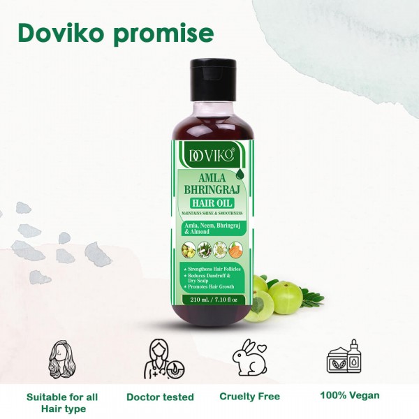 Doviko Amla & Bhringraj Hair Oil - Promise