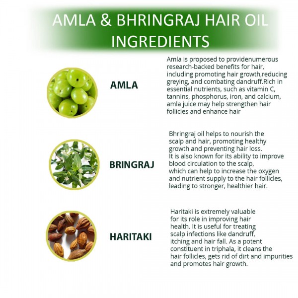 Doviko Amla Bhringraj Oil - Ingredients