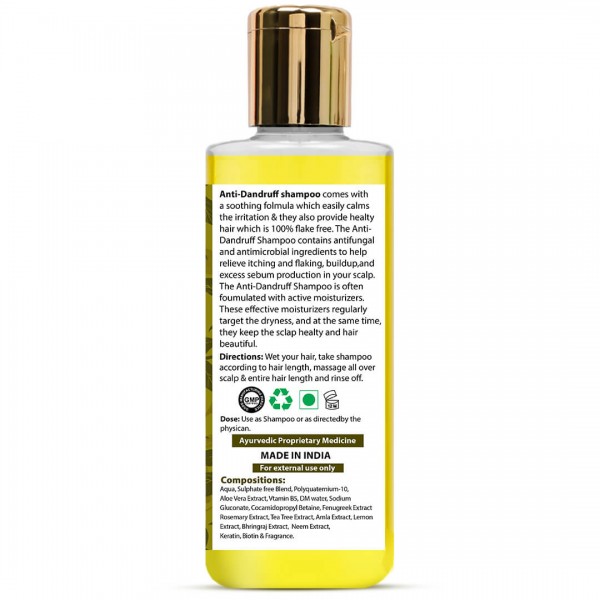 Anti Dandruff Shampoo - Back