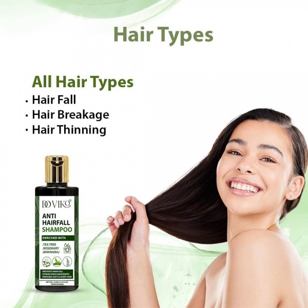 Anti Hair Fall Shampoo - Hair Types