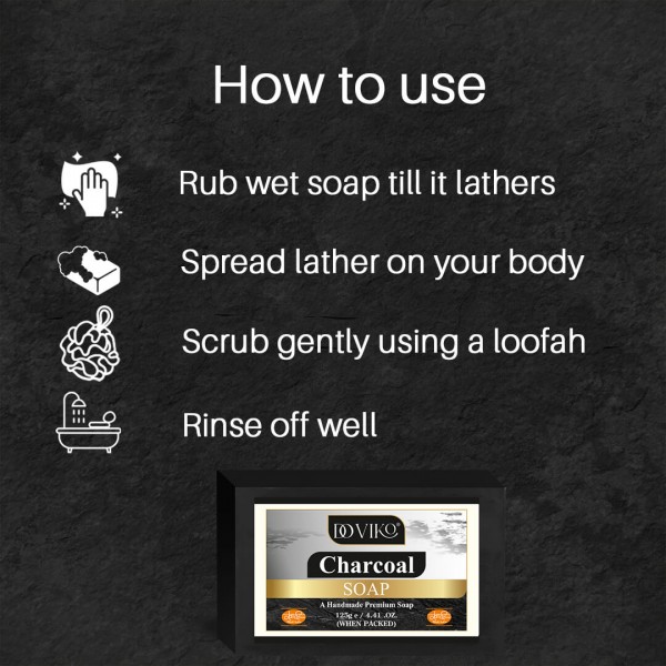 Charcoal Soaps - How to Use