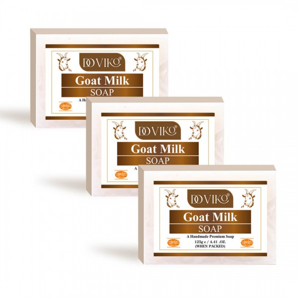 Goat Milk Soap - Front - Pack of 3
