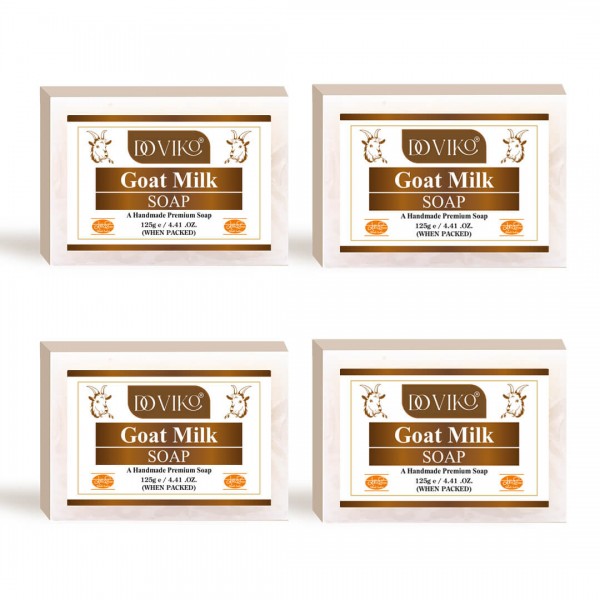 Doviko Goat Milk Soap - Front - Pack of 4
