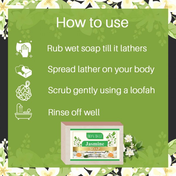 Jasmine Soaps - How to Use
