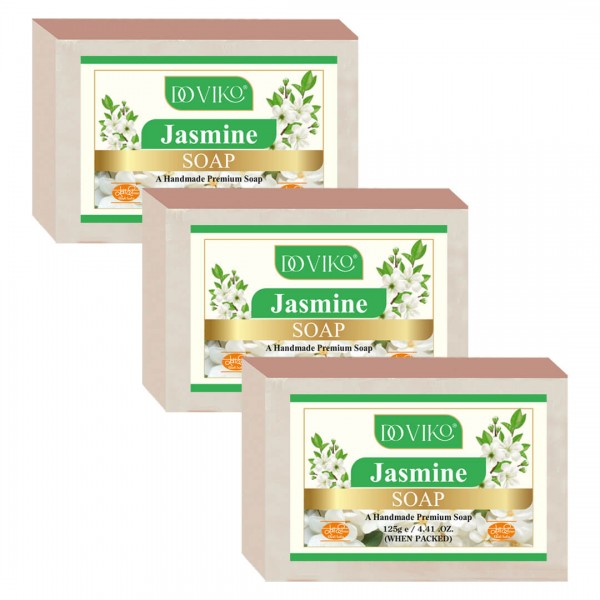 Jasmine Soaps - Front - Pack of 3