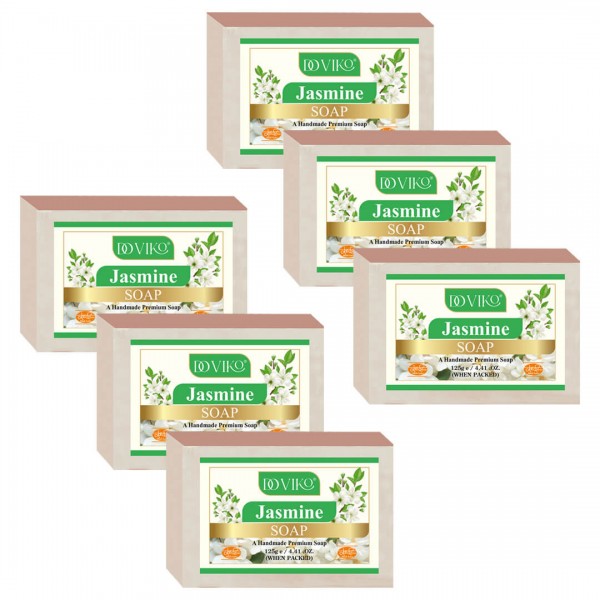 Jasmine Soaps - Front - Pack of 6