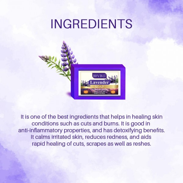 Lavender Soaps - Ingredients