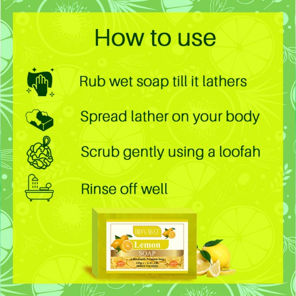 Lemon Soaps - How to Use